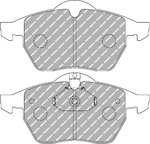 Тормозные колодки FERODO FCP1068H Тормозные колодки FERODO FCP1068H